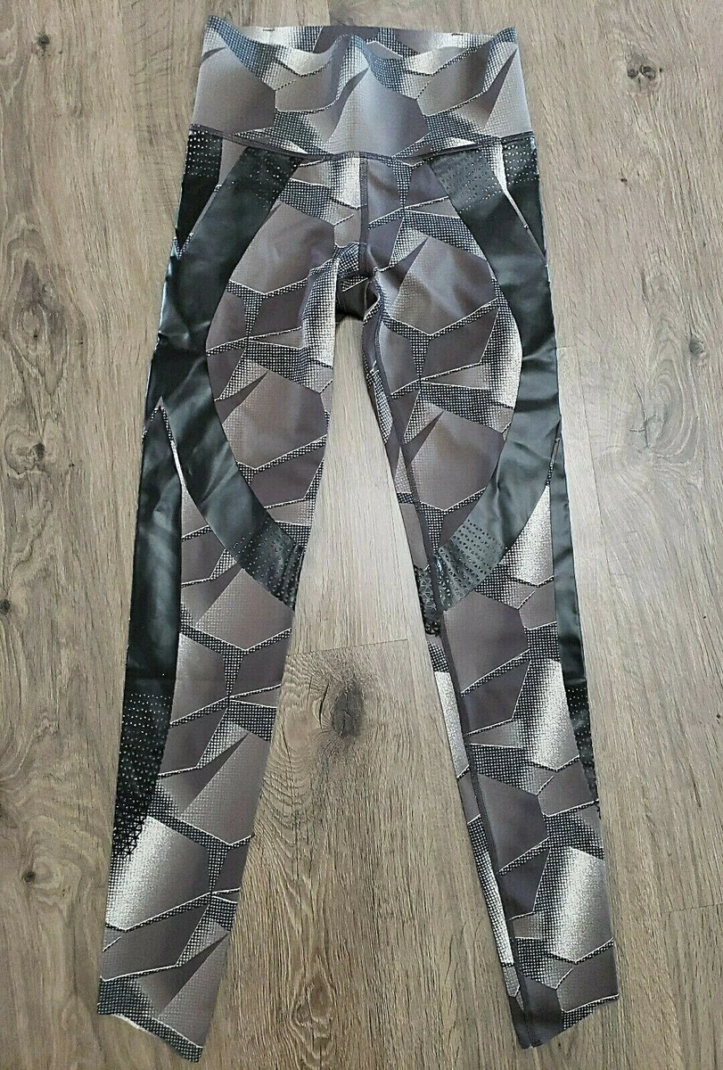 Under armour Compression Leggings Womens XS Perpetual Power Print Gray  Running