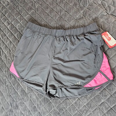 BCG Women’s Athletic Woven Walk Plus Size Shorts 1x Running Gym Walking 
