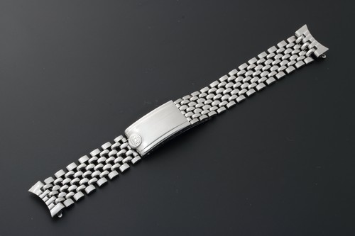 RARE 1960s 18mm IWC Gay Freres Rice #I Endpieces Watch Bracelet Band VINTAGE