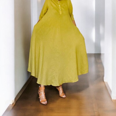 ITALIAN LINEN DRESS | eBay
