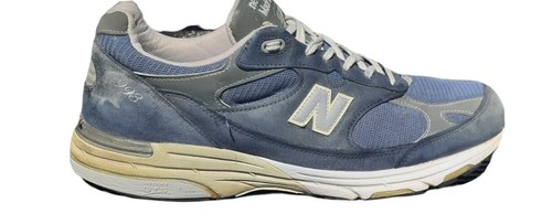 New Balance Mens 993 Running Shoes Blue gray MR993Vl Low Top Made USA SZ 14US - Picture 2 of 8