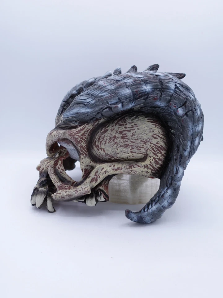 DISGUISE Halloween Devil Skull Horror Mask Ram Horns - Vintage 2001 - Adult Size - Image 2 of 4