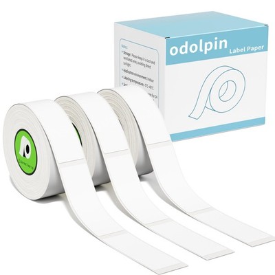 3 Rolls Compatible with Nelko P21 Label Maker Tape,14x40mm (0.55''x1.57''),180 Lab