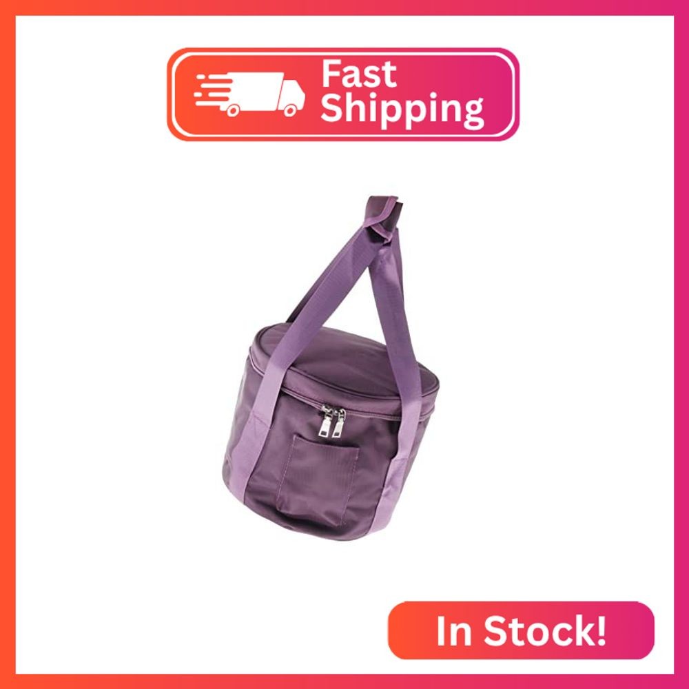 Bothyi Carrying Case Padded Travelling Bag Oxford Cloth Purple for Bowl Parts, 1