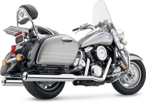 Cobra Nomad True Duals with Billet Tips Motorcycle Street Bike 4368 1810-0549 - Image 3 of 4