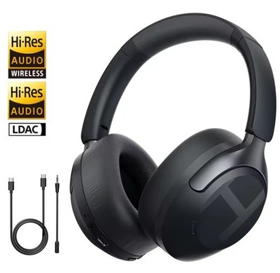 Haylou S40 ANC Wireless Kopfhörer 50dB Noise Cancelling Hi-Res 3D Spatial Audio E
