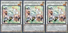 3x Lollipo Yummy Way | JUSH-EN021 | Rare | 1st Ed | NM | YuGiOh