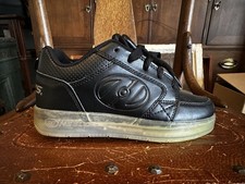 Heelys Premium 1 Lo Black Wheeled Sneaker Unisex Kids US 3