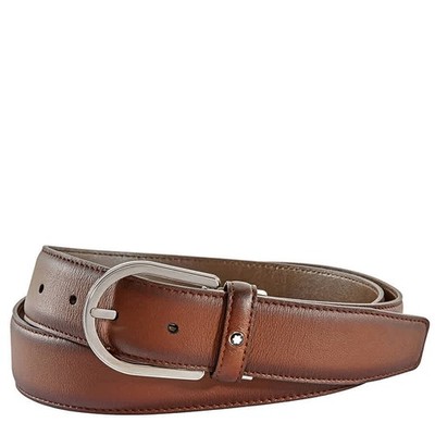 Montblanc Men's Cut-to-Size Business Belt- Brown