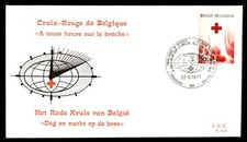 Mayfairstamps Belgium FDC 1971 Red Cross Flames First Day Cover aaw_63129