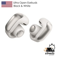 Ultra Open Earbuds True Wireless Open Earbuds - Black  White US STOCK
