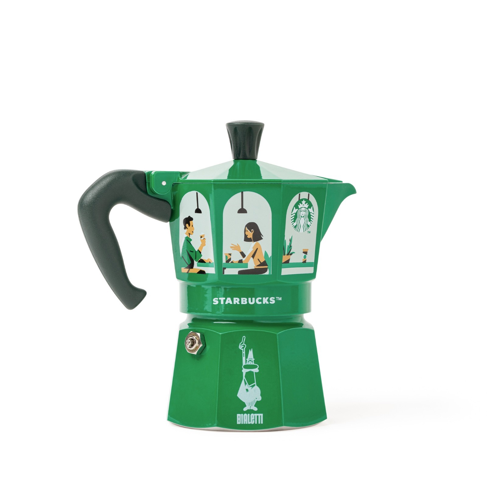Bialetti Starbucks Italy Limited Edition Coffee Maker Moka P