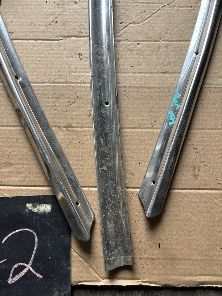 1961 1962 1963 FORD THUNDERBIRD 61 62 Rear Window Windshield Stainless Molding - Image 2 of 4