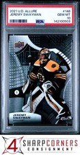2021 UPPER DECK ALLURE #146 JEREMY SWAYMAN RC POP 6 PSA 10