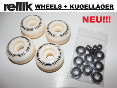 NEU - UVP. 34,98  - rellik I Wheels - 53mm 100A + Kugellager (Skateboard Rollen)