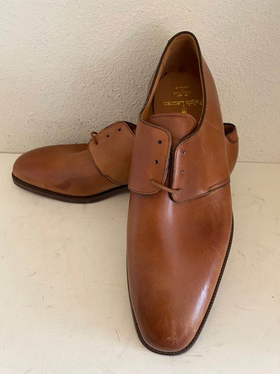 Crockett & Jones-made Polo by Ralph Lauren size 13  mens Oxford shoes, Tan Crockett Jones Ralph Lauren In Men main image 4