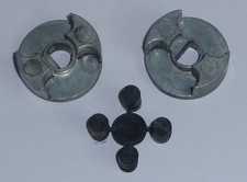 Caravan Mover Motor Gearbox Metal Coupling set Powrtouch , Truma, Reich + others