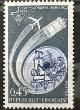 Timbre 1972 YT 1721 - Internationale PTT - Neuf ** MNH
