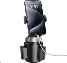 APPS2Car Solid Cup Holder Phone Mount for Car Truck with Quick Extension Long