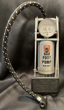 VTG Portable Handy Air Tires Wheel Care Toys Equipment Foot Pump W-2037 w Gauge