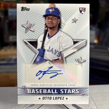 Otto Lopez 2022 Topps Series 1 Toronto Rookie AUTO Baseball Stars RC ⭐️MINT GEM?