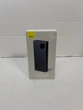 BASEUS 65W 20000MAH PORTABLE METAL DIGITAL DISPLAY QUICK CHARGE  LAPTOP CHARGER