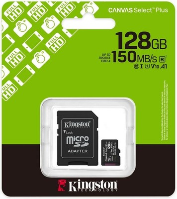 128GB Micro SD Karte 4K UHD Speicher für TAPO C310 Outdoor Sicherheit Wi-Fi Kamera