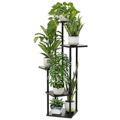 Corner Plant Stand Indoor, 5 Tier Metal Plant Shelf for Multiple Plants, Tall...