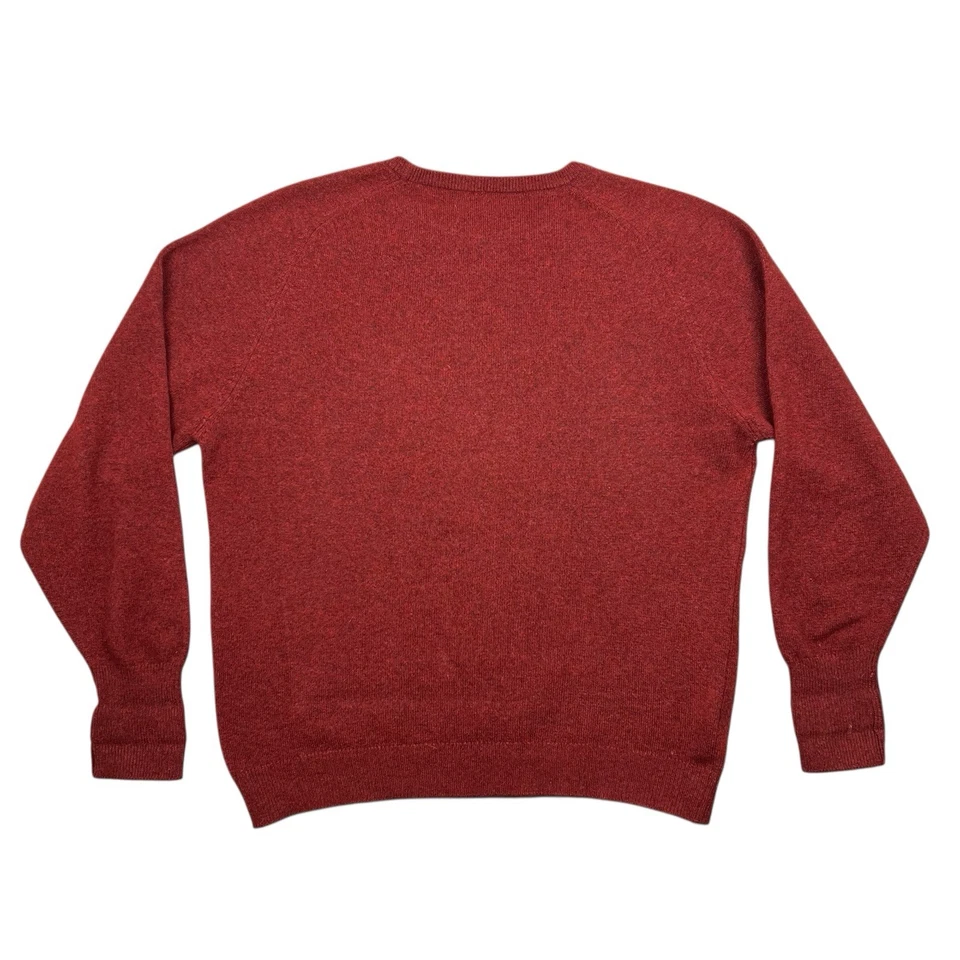 Suéter de Colección Pringle of Scotland 100% Cachemira Pura Para Hombre XL Rojo Cuello Redondo Foto 2 de 4