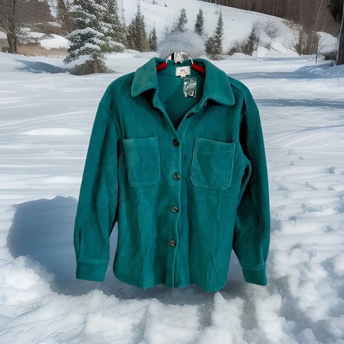 HAVE Los Angeles Flannel Shirt Women Size S Green Outdoor Cozy, Soft NEW