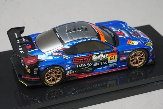 1:43 EBBRO 45803 Subaru BRZ R&D GT300 2021 #61 Takuto Iguchi / Hideki Yamauchi - Image 4 of 4