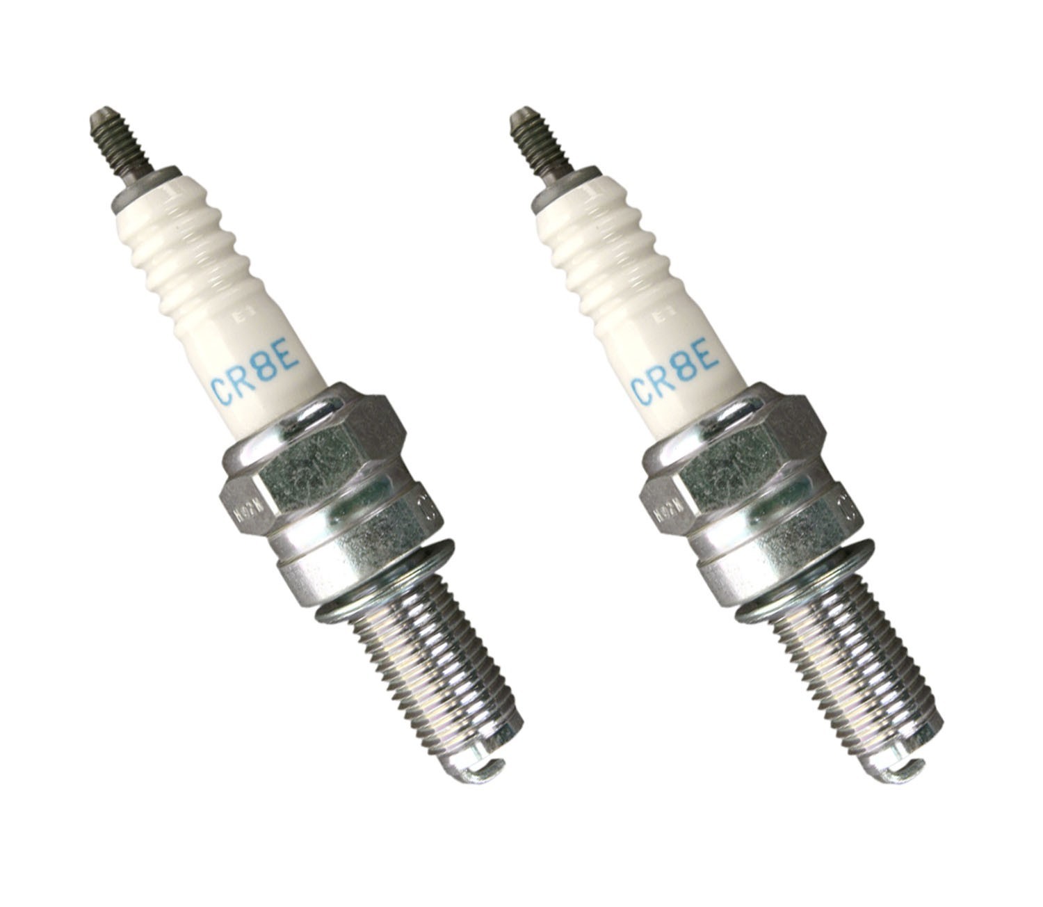 2 Pack NGK CR8E 1275 Spark Plugs 16mm Hex Kawasaki Suzuki Yamaha Motorcycle ATV