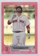 2022 Topps Chrome Logofractor Edition Pink Refractor 131/199 JD Martinez #84 9o3