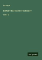 Anonyme | Histoire LittéRaire De La France | Taschenbuch | FranzöSisch (2025)