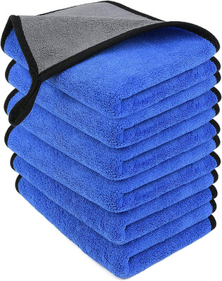URAQT Microfasertücher Auto, 6 PCS 500GSM Mikrofasertüch Multifunktionales Motor