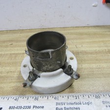 TUBE SOCKET 4 PIN LARGE BAYONET BASE 1.75 in dia BIRNBACH 434