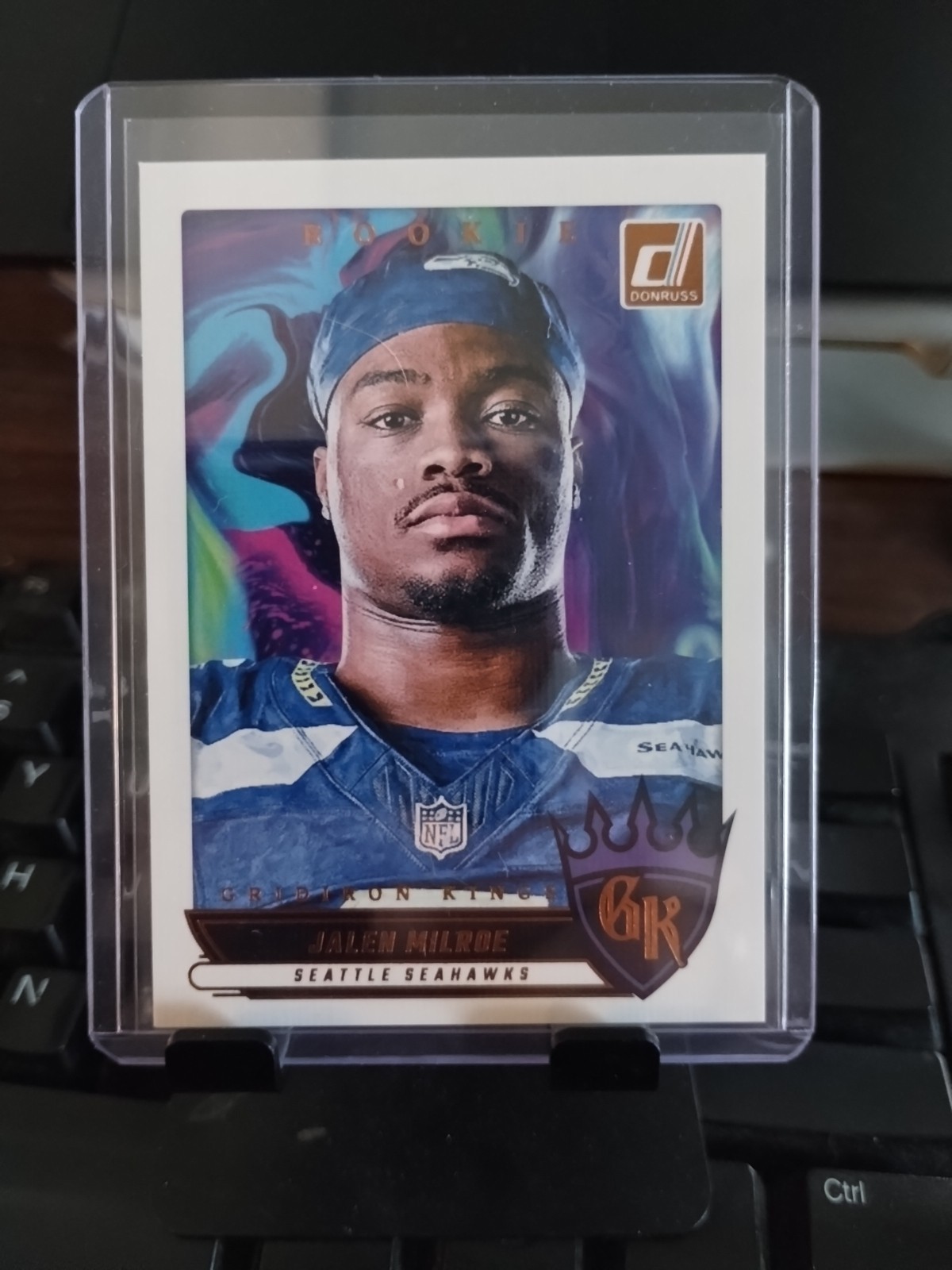 2025 Donruss #RGK-JME Jalen Milroe Rookie Gridiron Kings