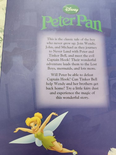 Libro Peter Pan, 2011 Disney Classics (diecut), Parragon Books - Foto 5 di 5