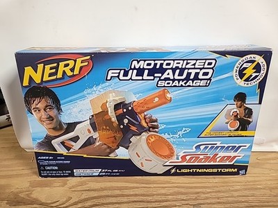 Nerf Super Soaker Lightningstorm Motorized Full-Auto Soaker 25ft Distance