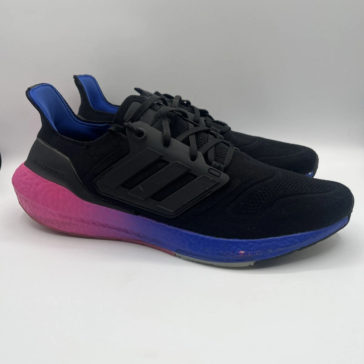 adidas UltraBoost 22 Black Lucid Blue Gradient | eBay display picture 3