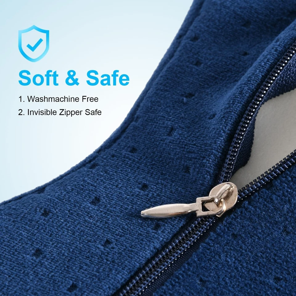 Knee Pillow Cover 10 inches x 8 inches x 6.3 inches, Replacement Leg Pillow - Image 3 of 4