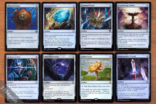 8er Set Zwei Mana Artefakt Felsen *NM* Magic MTG EDH Commander Deck Begehrtes Juwel