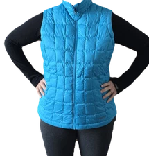 NEW MARMOT SOL DOWN VEST Atomic Blue Women's Small S 700 Down Fill Puffer