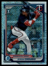 2024 Bowman #BCP-129 Byron Chourio Chrome Prospects Mojo Refractors
