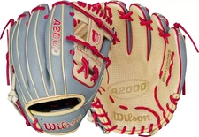 Wilson 11.5'' 1786 A2000 SuperSkin Series Glove, Blonde/Grey - RHT