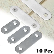 Stainless Steel Straight Fixing Brackets for Long Lasting Use Pack of 10