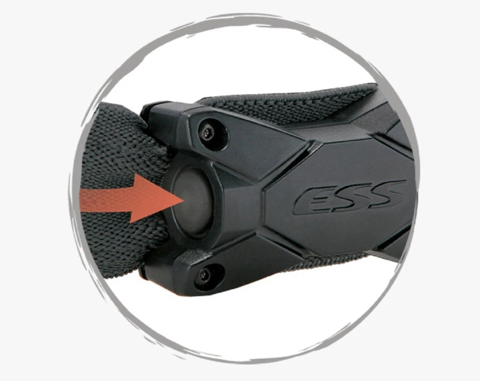 VENTILADOR TURBO ESS BY OAKLEY NEGRO/TRANSPARENTE Y GRIS 740-0132 PERFIL DE AJUSTE ASIÁTICO Foto 3 de 4