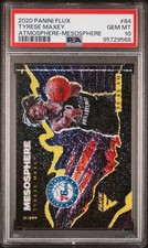 2020 PANINI FLUX ATMOSPHERE MESOSPHERE #84 TYRESE MAXEY PSA 10