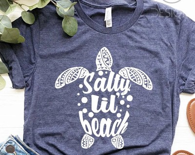 Sea Turtle ''Salty Lil Beach'' Comfort Tee