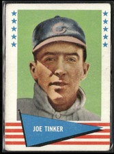 1961 Fleer Baseball Greats (F418-3) #143 Joe Tinker GD/VG